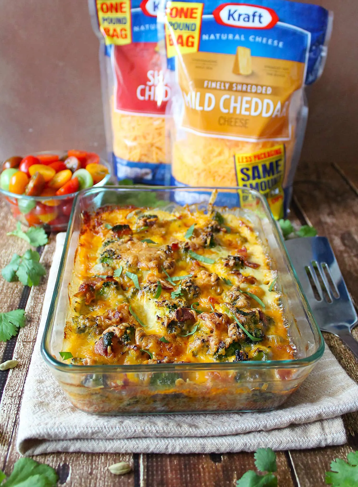 Cheesy bacon broccoli casserole 