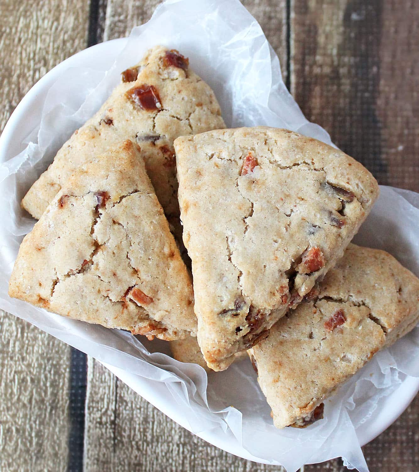 Gluten Free Date and Bacon Scones 