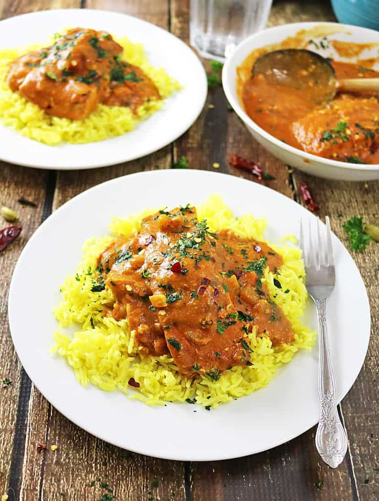 Slow Cooker Salmon Curry 