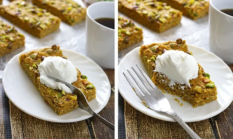 Sweet Potato Pistachio Bars #SweetNewYear 