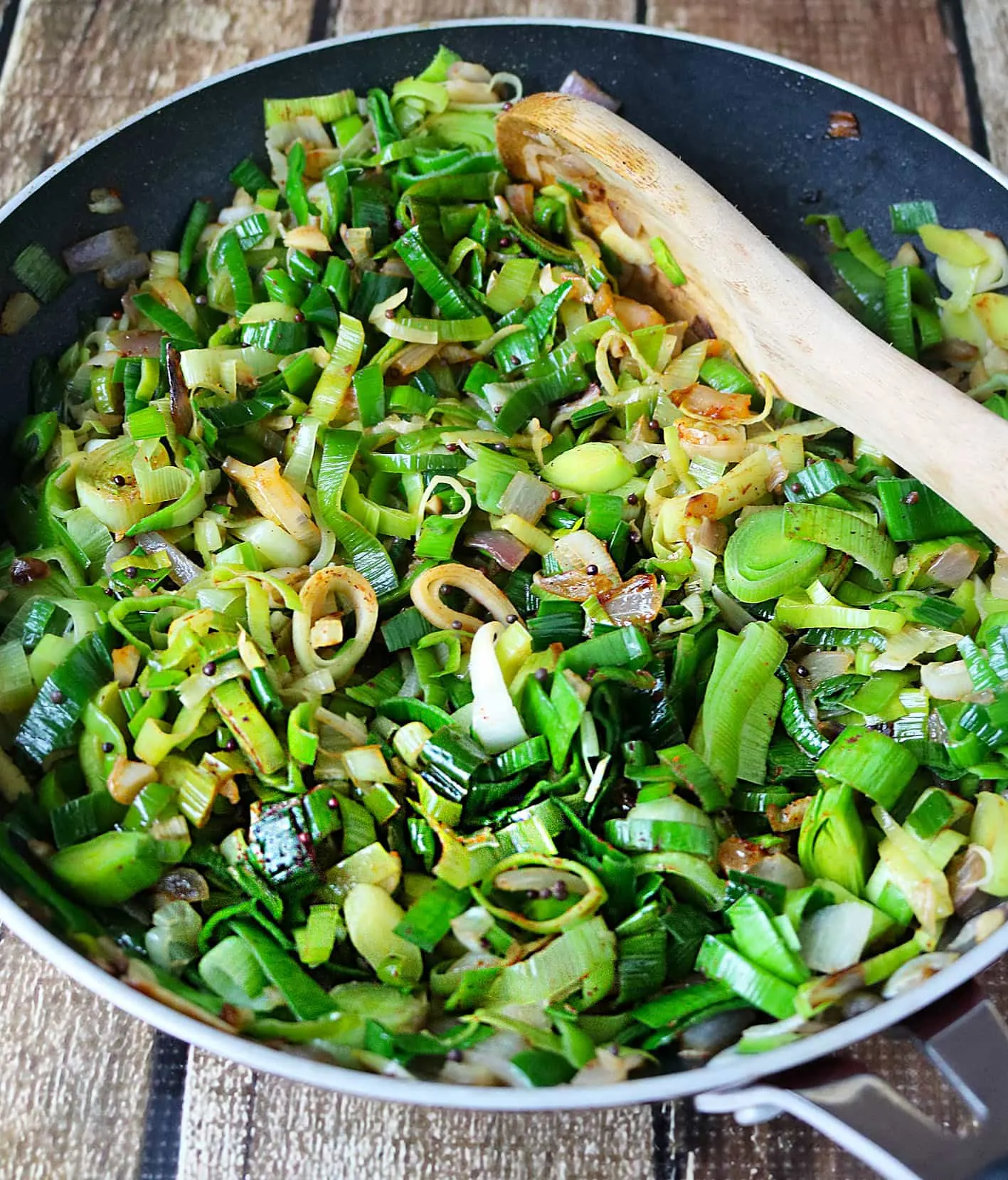 Leek & Bacon Sautéed Salad