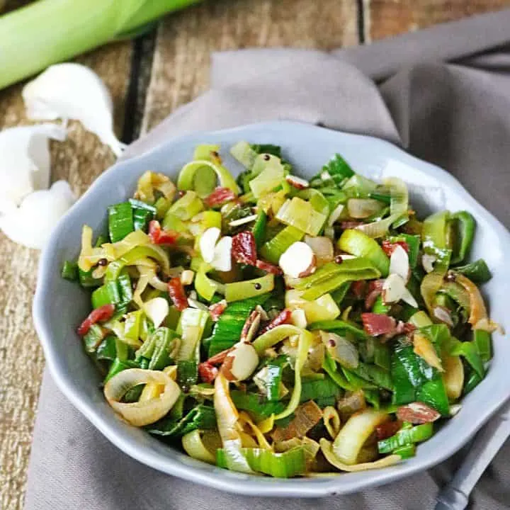 Leek & Bacon Sautéed Salad