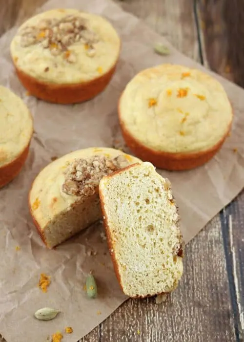 Orange Cardamom Muffins