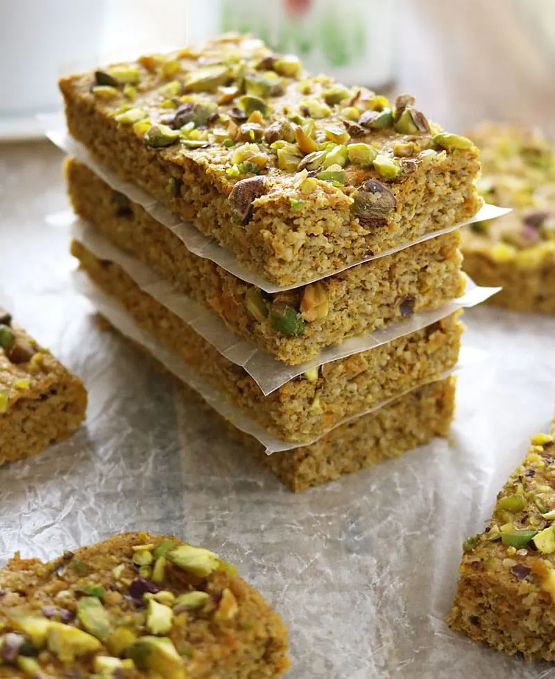 Sweet Potato Pistachio Bars #SweetNewYear 