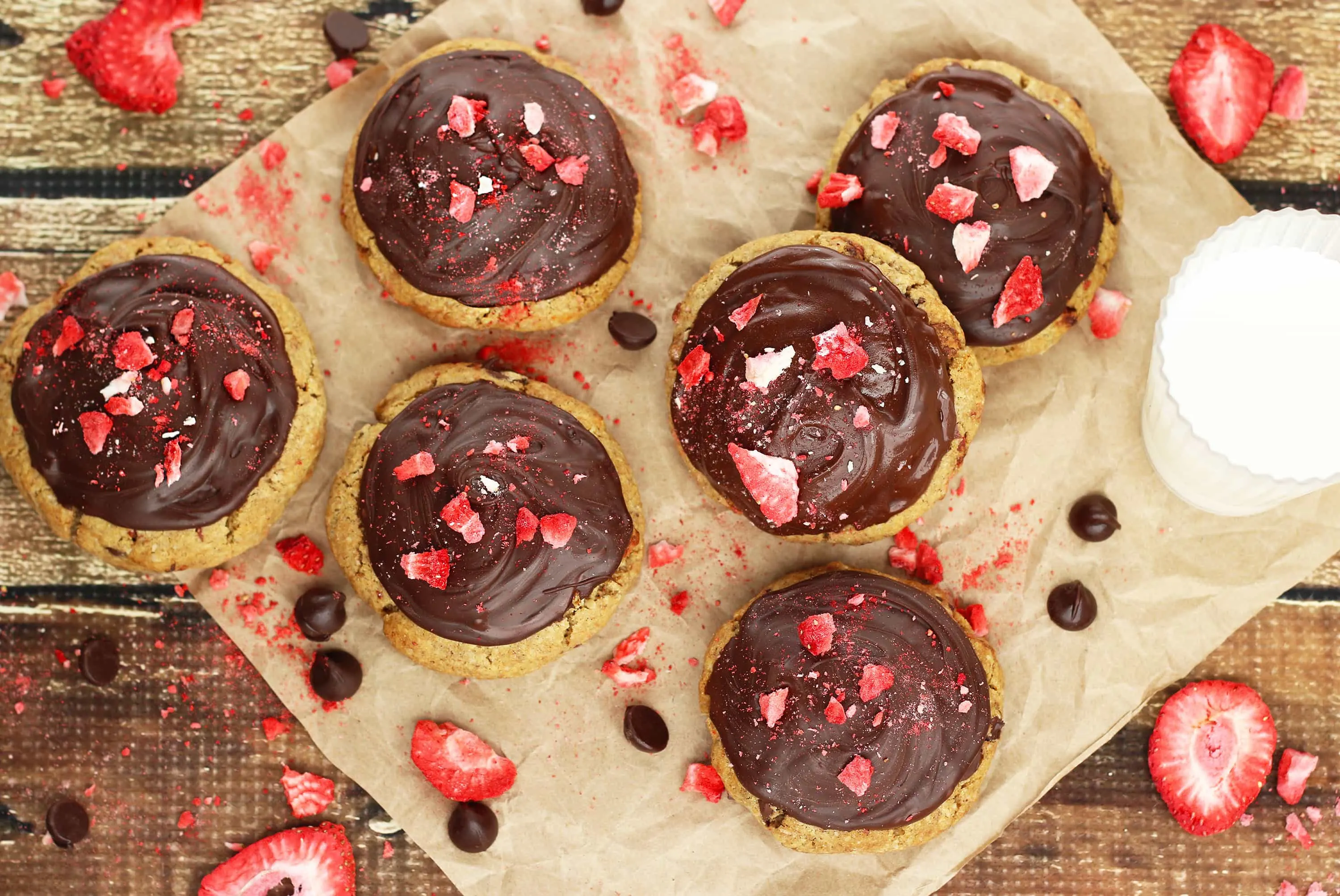 Chocolate Strawberry Cookies