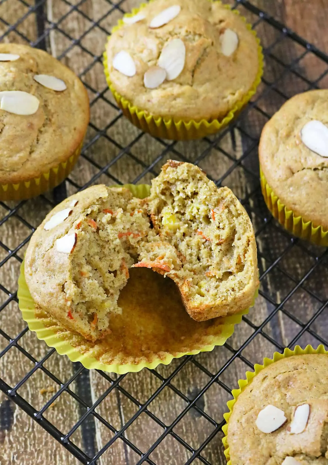 Carrot Pineapple Muffins #SilkSipToSpoon 