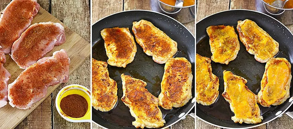 Curried Mango Pork Chops