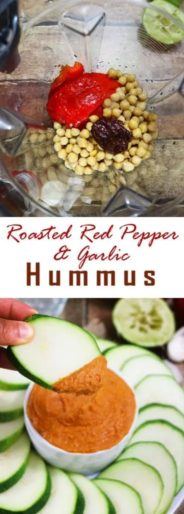 Roasted Red Pepper & Garlic Hummus