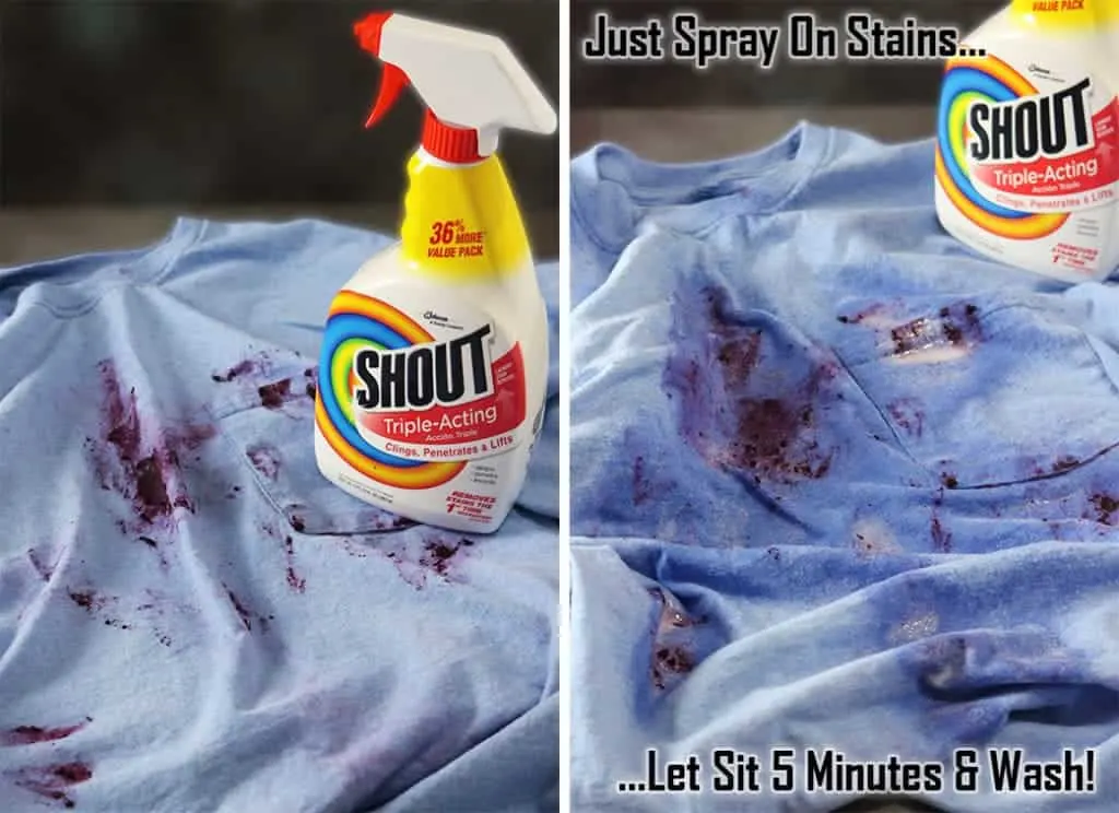 Shout® Trigger Triple-Acting Stain Remover 