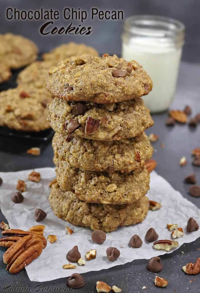 Gluten Free, Chocolate Chip Pecan Cookies