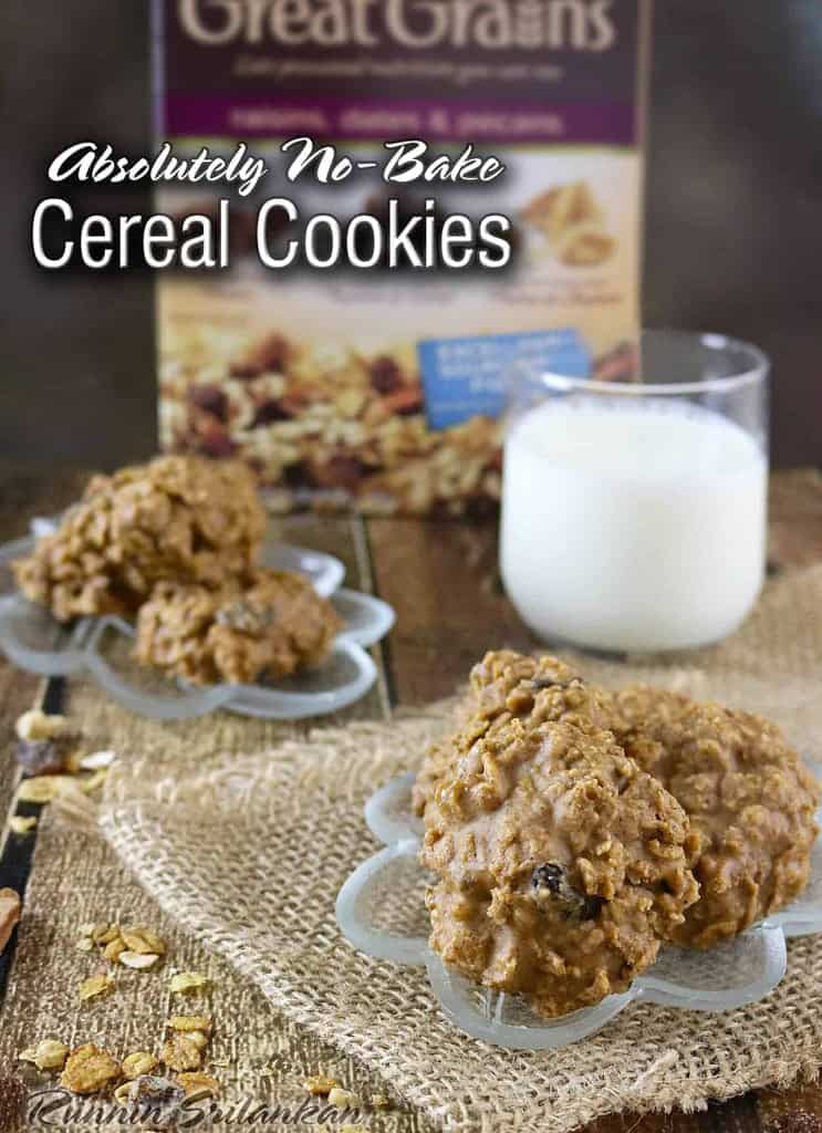 Easy No Bake Cereal Cookies Recipe