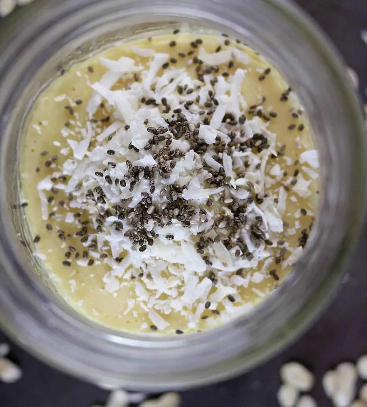 Slow Thawing Tropical Oatmeal Smoothie #BackToSchoolReady