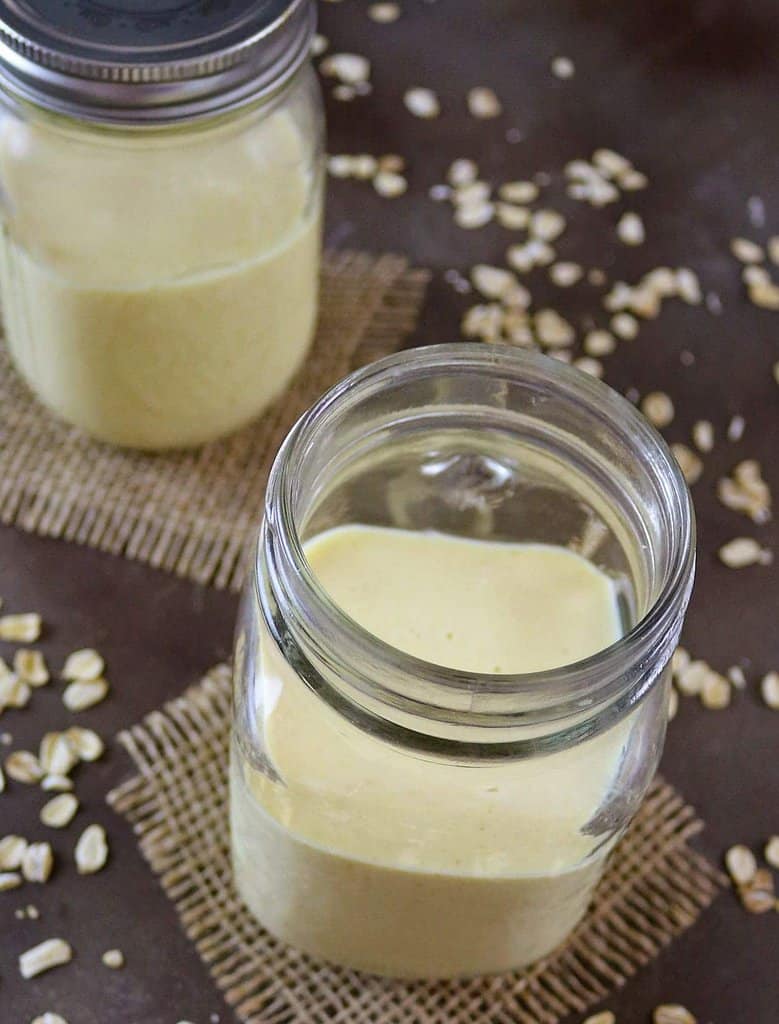 Slow Thawing Tropical Oatmeal Smoothie #BackToSchoolReady