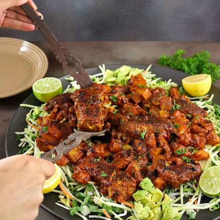 Potato & Salmon Dry Curry - Recipe available on RunninSrilankan.com