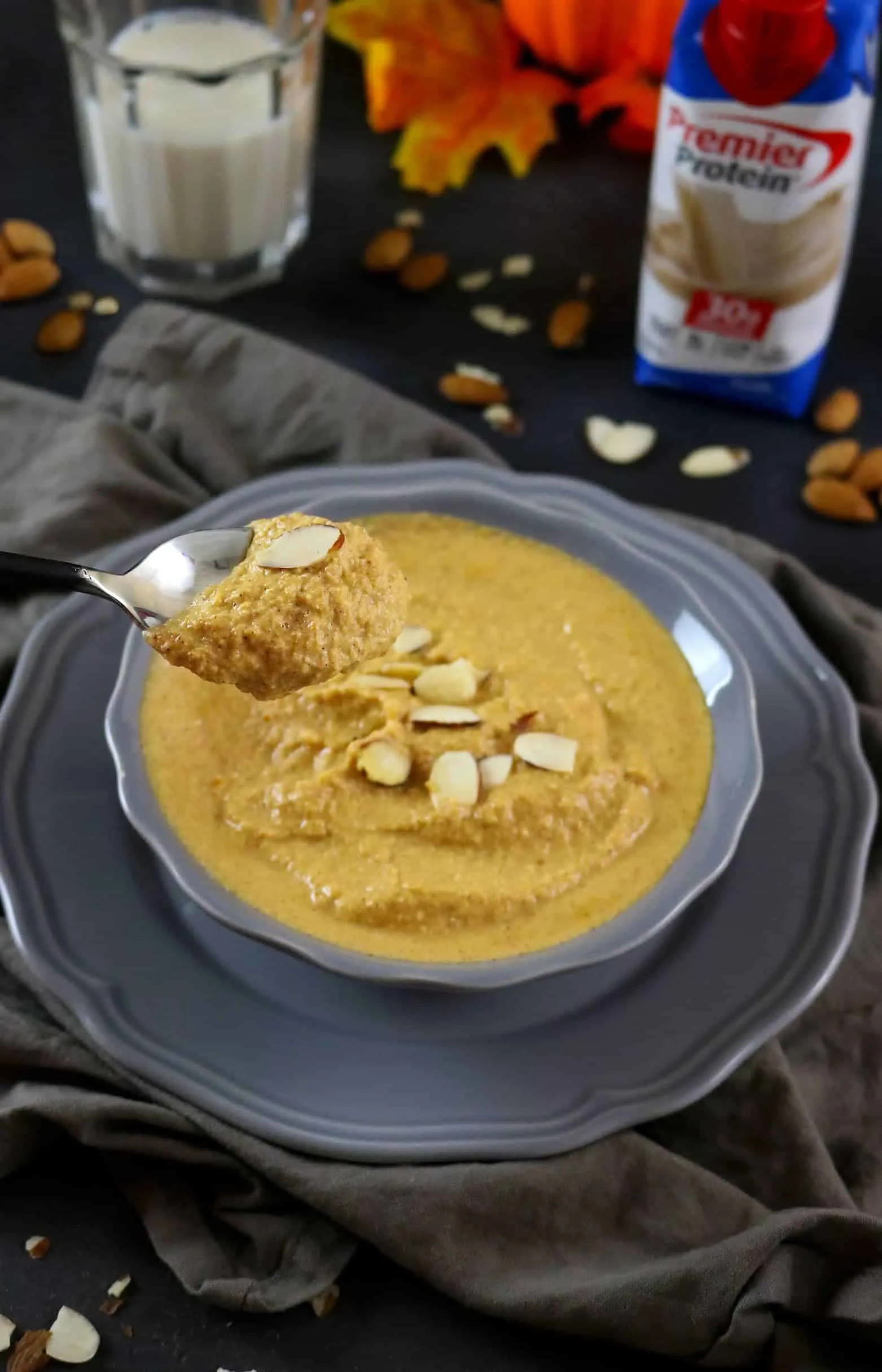 Pumpkin Pie Porridge - totally grain-free and packed with protein