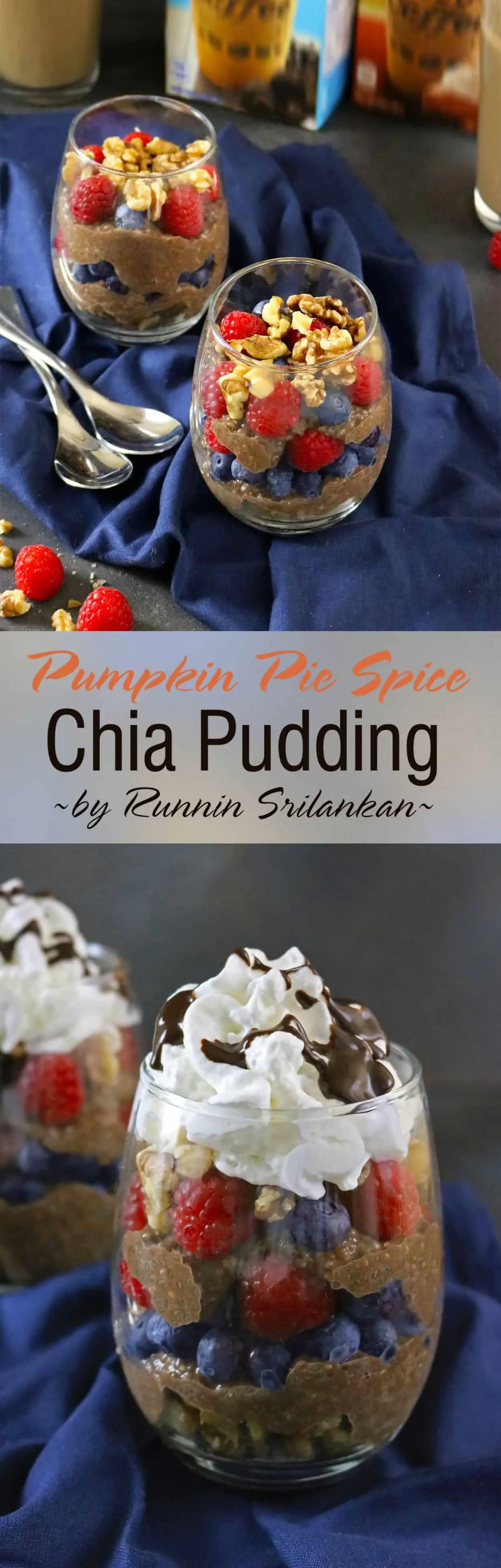 Pumpkin Pie Spice Chia Pudding #foundmydelight 