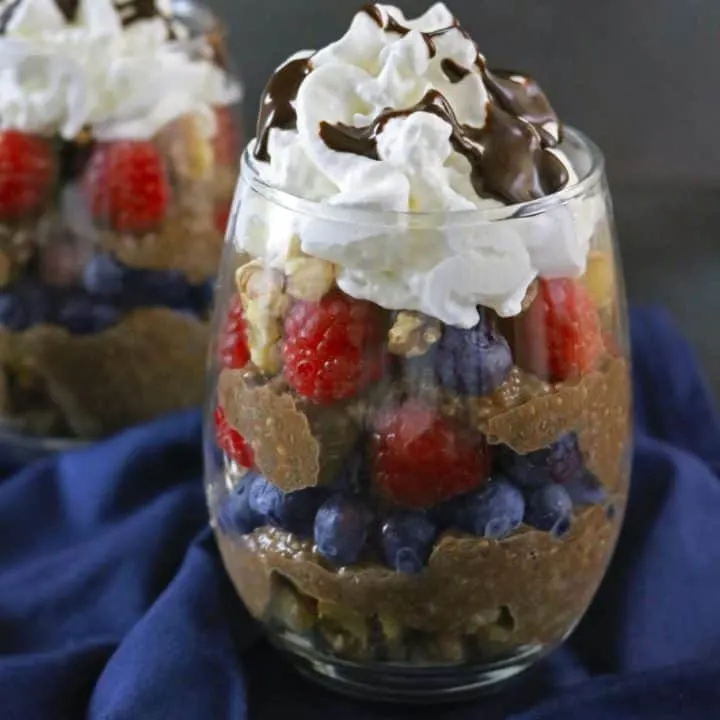 Pumpkin Pie Spice Chia Pudding #foundmydelight
