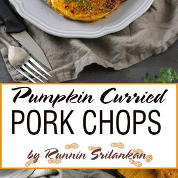 Pumpkin Curried Pork Chops #SmithfieldCares #ad Recipe at RunninSrilankan.com
