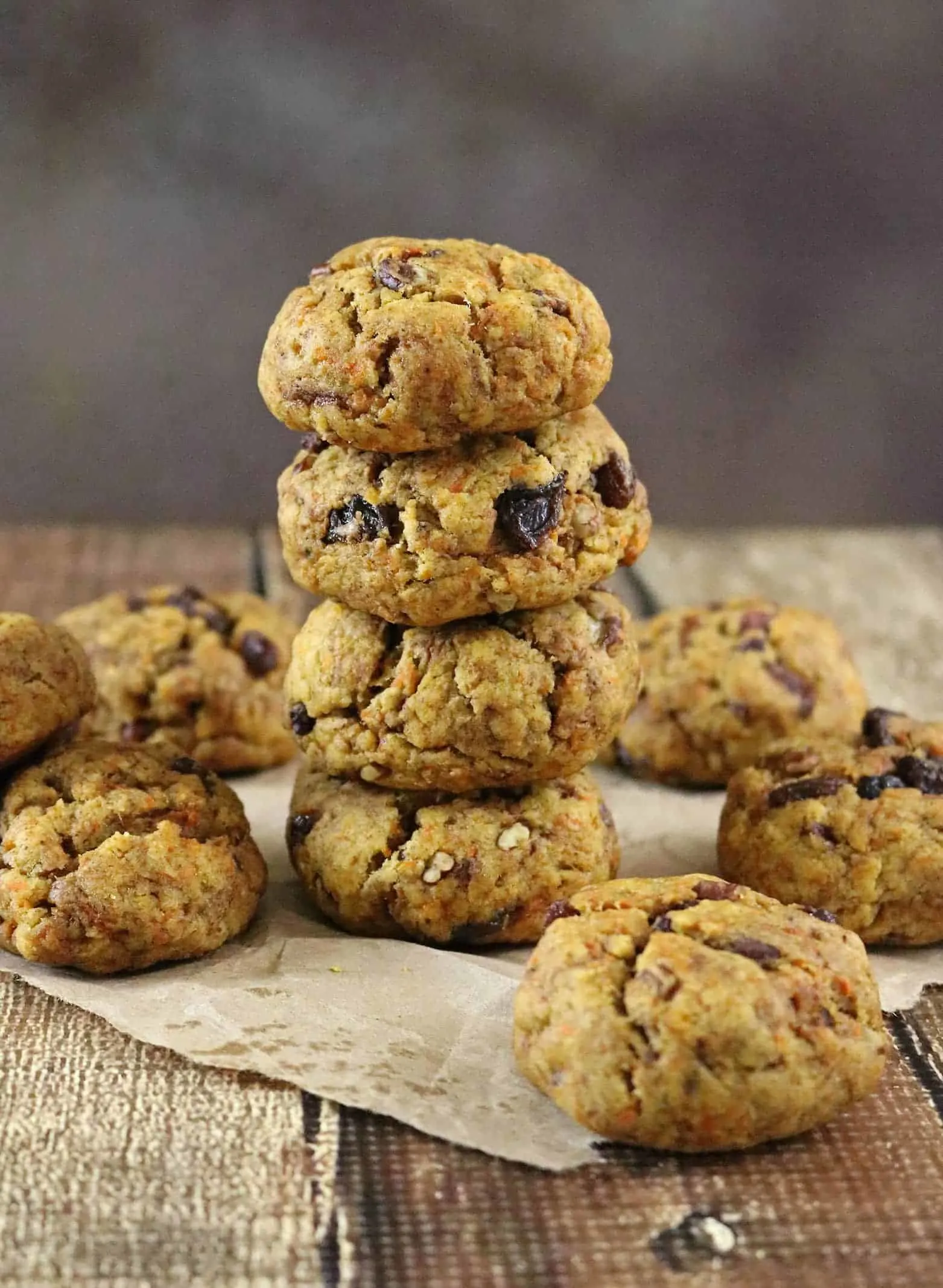 Carrot Cake Breakfast Cookies - Gluten Free and Refined Sugar-Free, the recipe for these can be found at RunninSrilankan.com