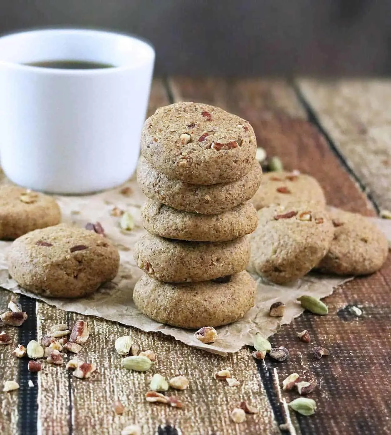 Ginger Cardamom Cookies - gluten-free, sugar-free, sweetened with Splenda Naturals