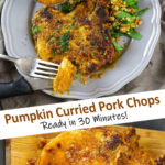 Tender & Juicy Pumpkin Curried Pork Chops