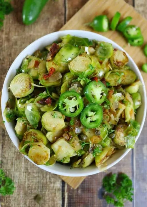 Sautéed Brussels Sprouts with Capers