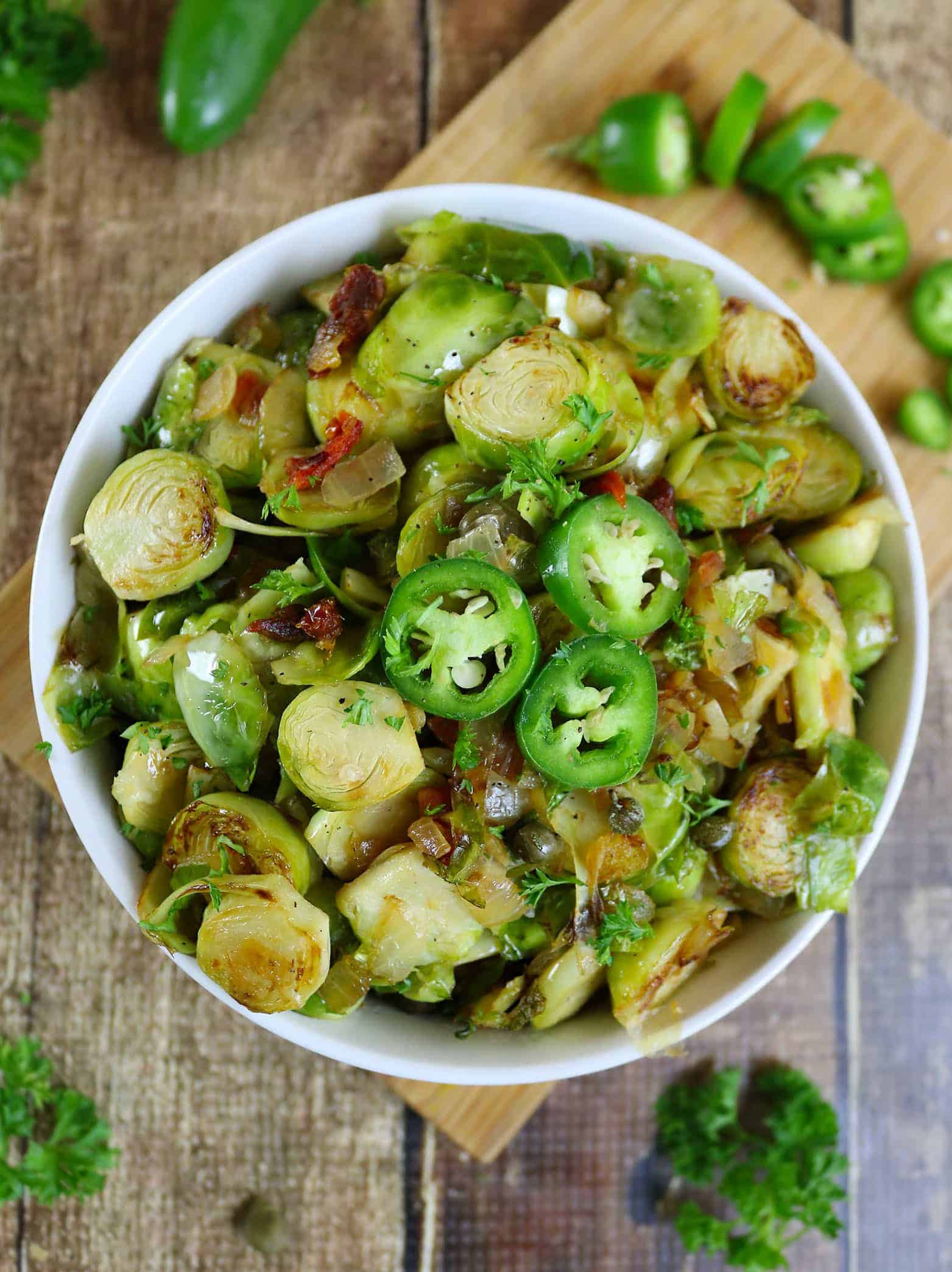 Capered Brussels Sprouts