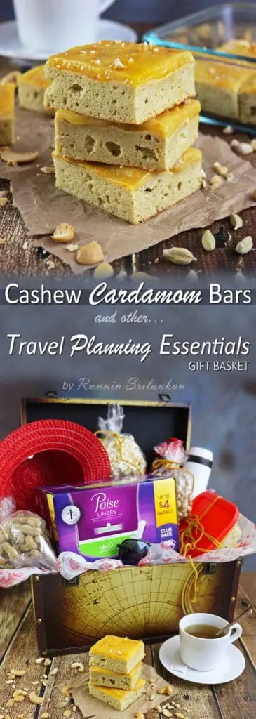 Cashew Cardamom Bars