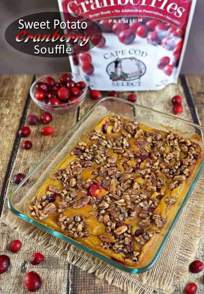 Sweet Potato Cranberry Soufflé