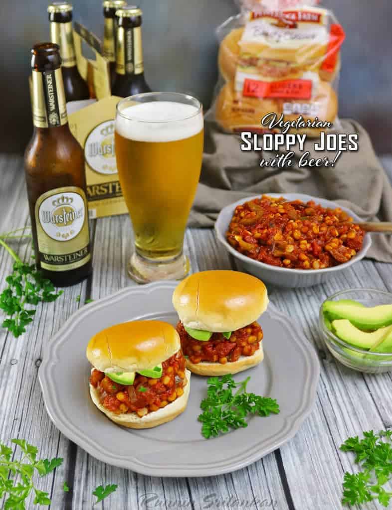 Vegetarian Sloppy Joes With Beer