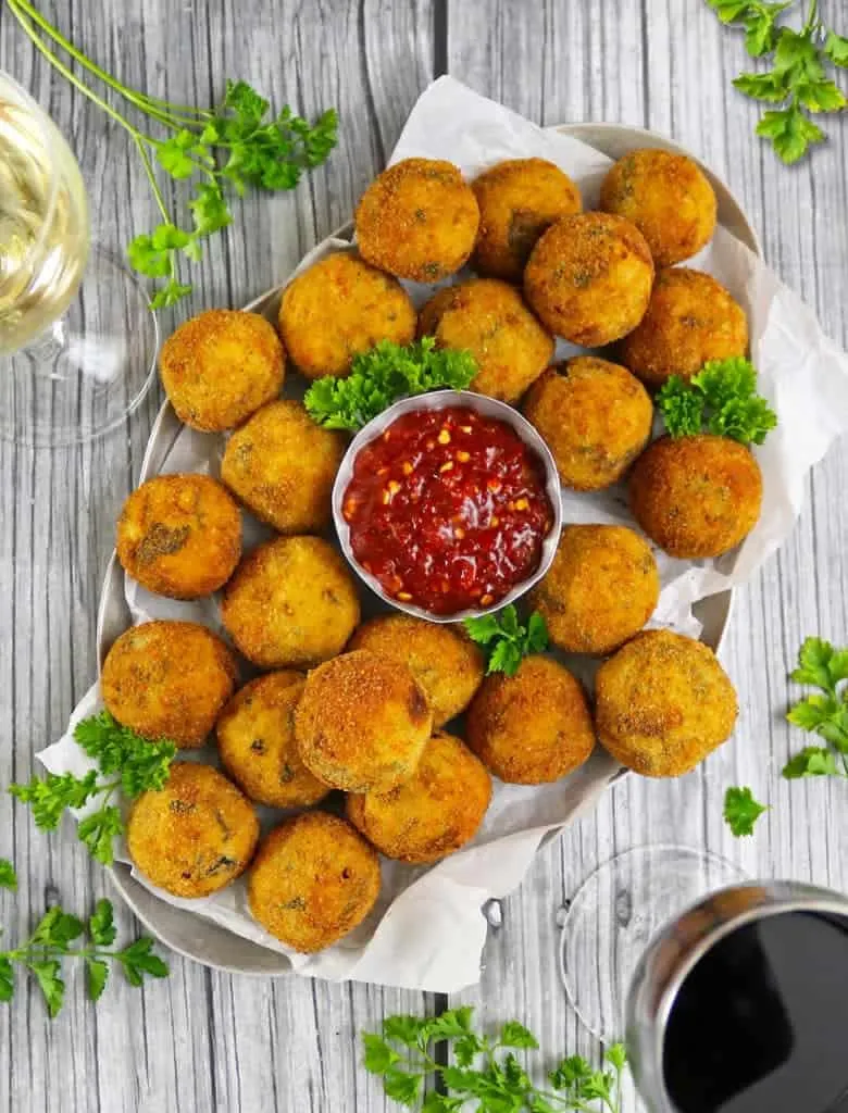 Black-Eyed Peas And Collard Greens Croquettes - A New Years Tradition