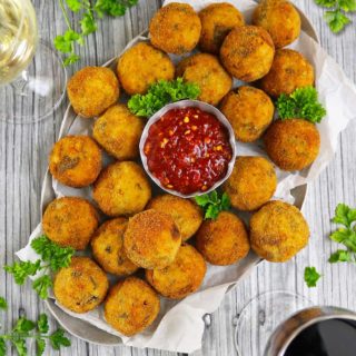 Black-Eyed Peas And Collard Greens Croquettes - A New Years Tradition