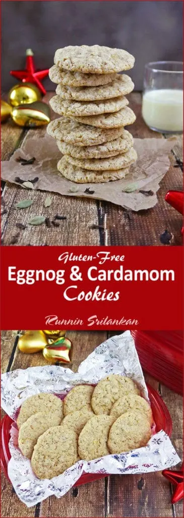 Eggnog Cardamom Cookies - Gluten Free