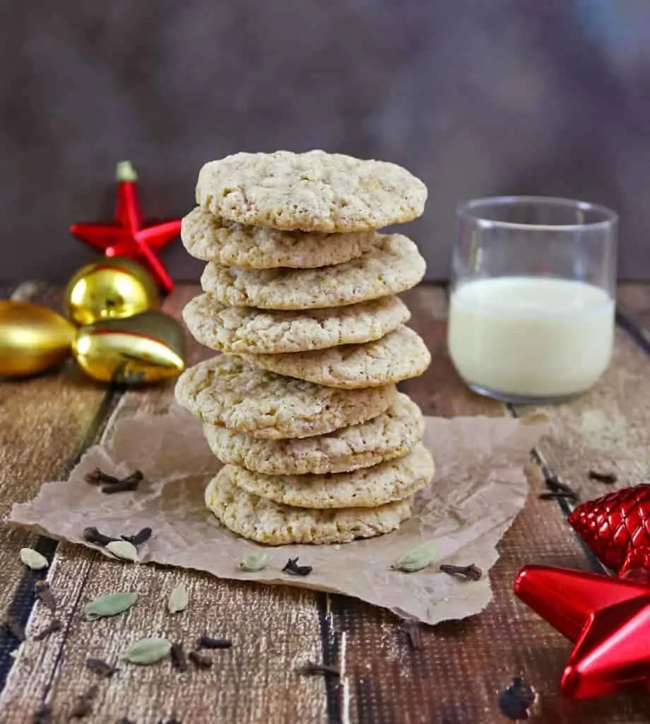 Eggnog Cardamom Cookies - Gluten Free