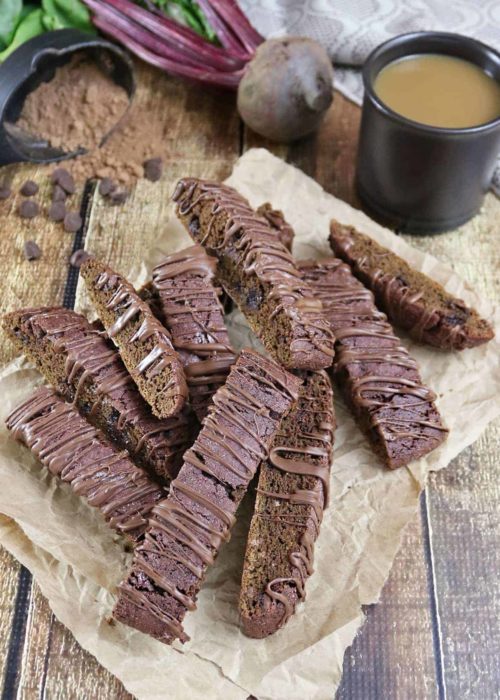 Chocolate Beet Biscotti (Gluten-Free)