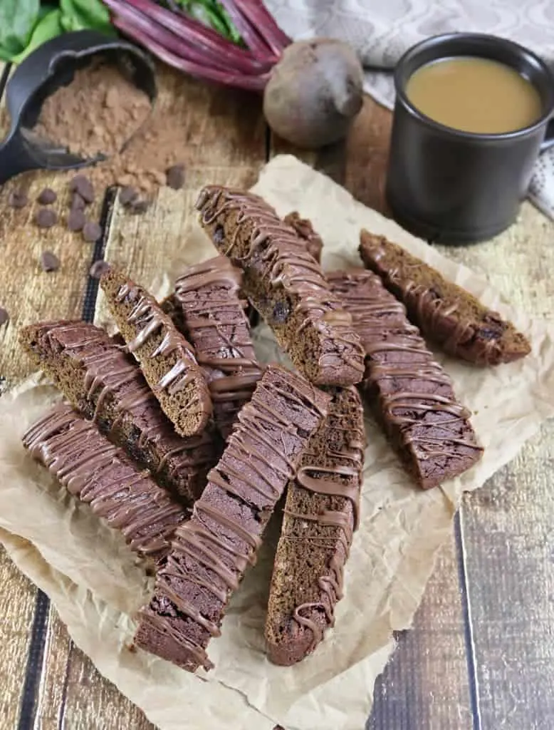 Chocolate Beet Biscotti {Gluten-Free}