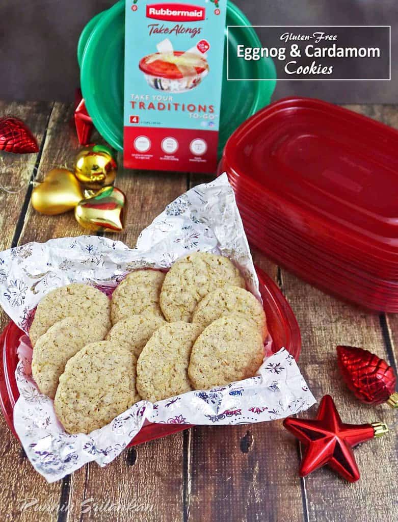 Eggnog Cardamom Cookies - Gluten Free