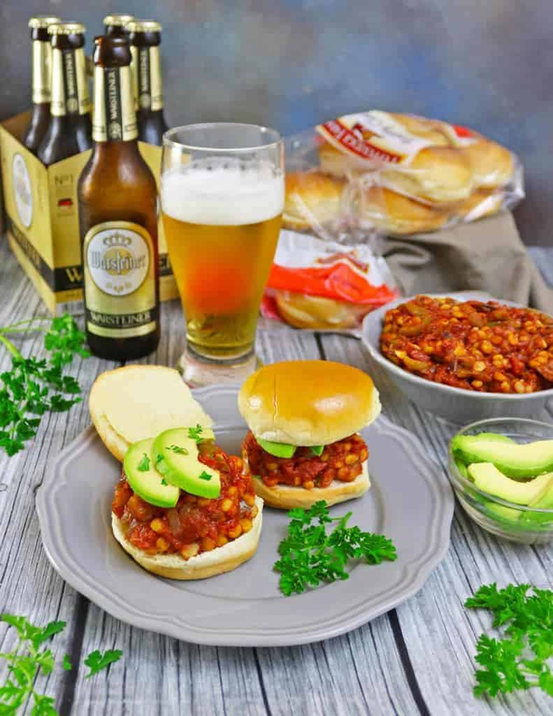 Vegetarian Sloppy Joes With Beer