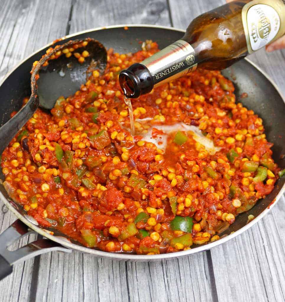 Vegetarian Sloppy Joes With Beer