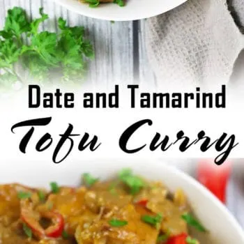 Vegetarian Date Tamarind Tofu Curry