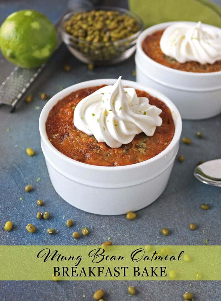 Mung Bean Oatmeal Breakfast Bake