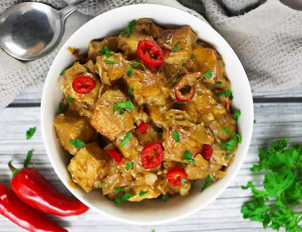 Vegetarian Date Tamarind Tofu Curry