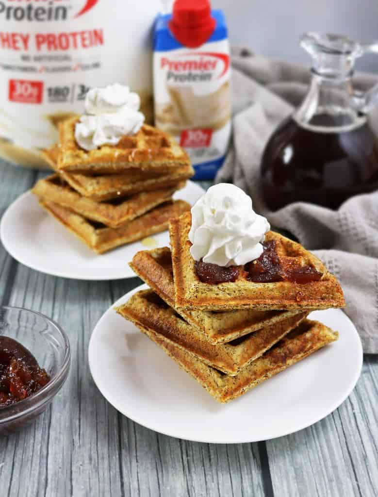 Easy Healthy Flax Protein Waffles Recipe Savory Spin