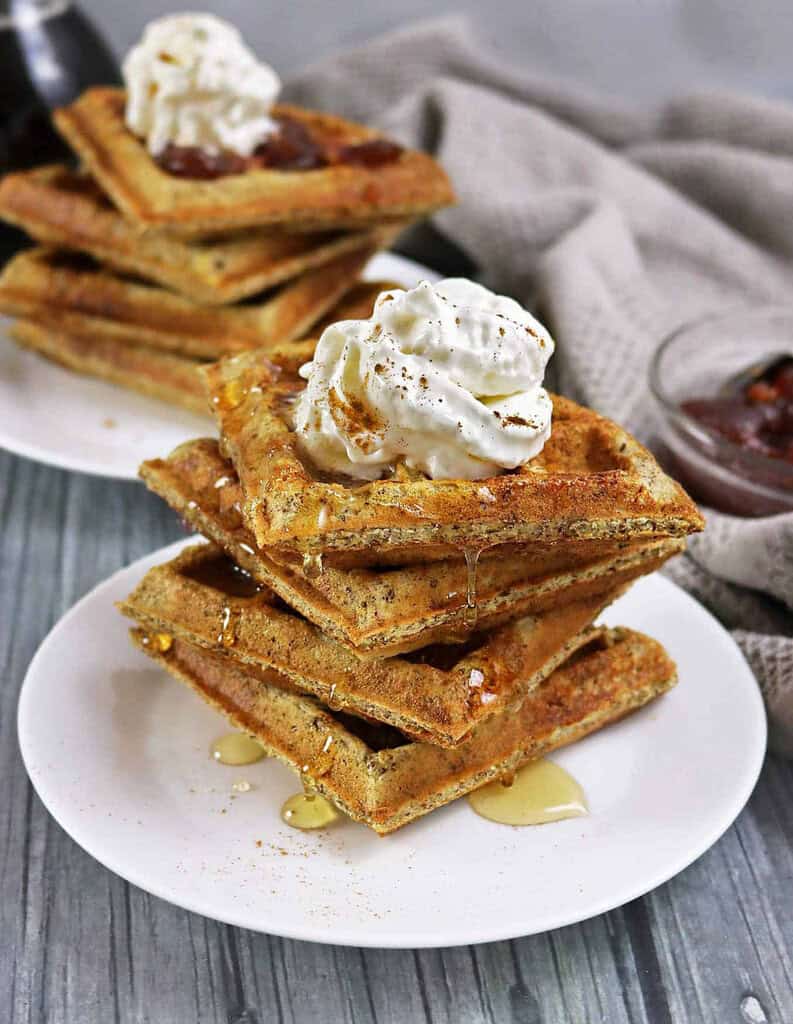 The best Flax Protein Waffles
