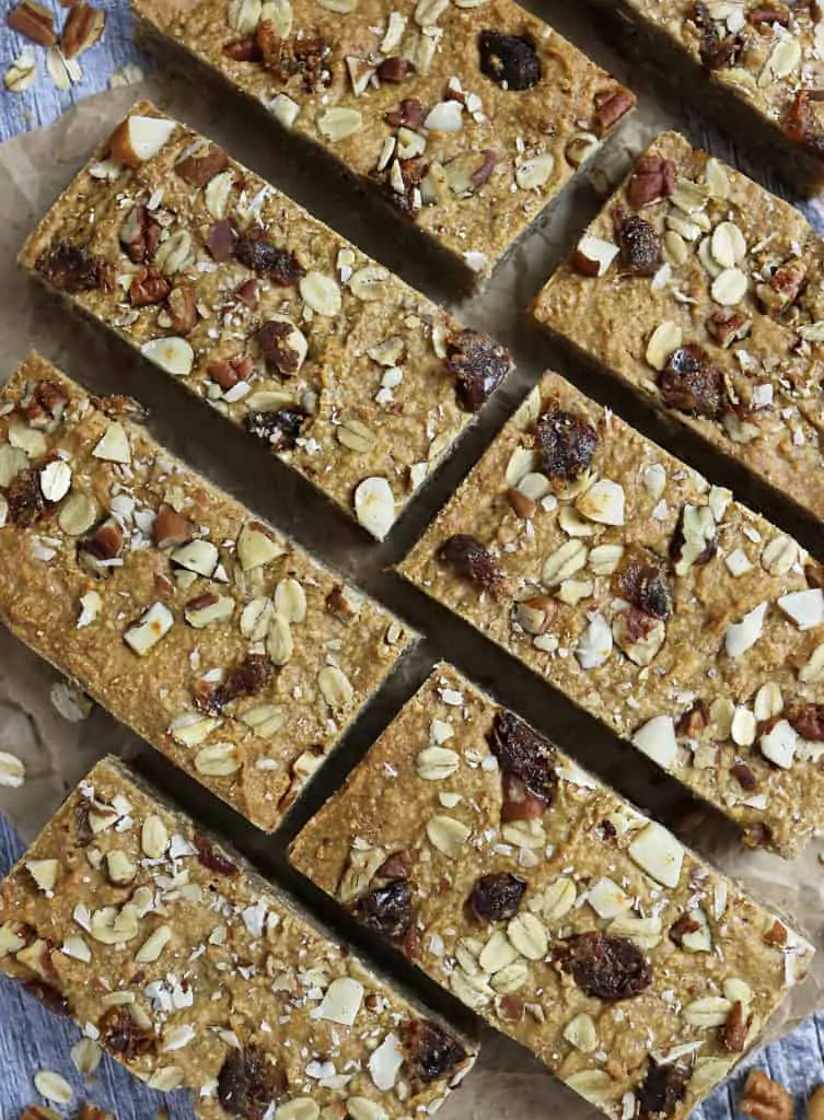 Peanut Butter Bars Gluten Free Refined Sugar Free