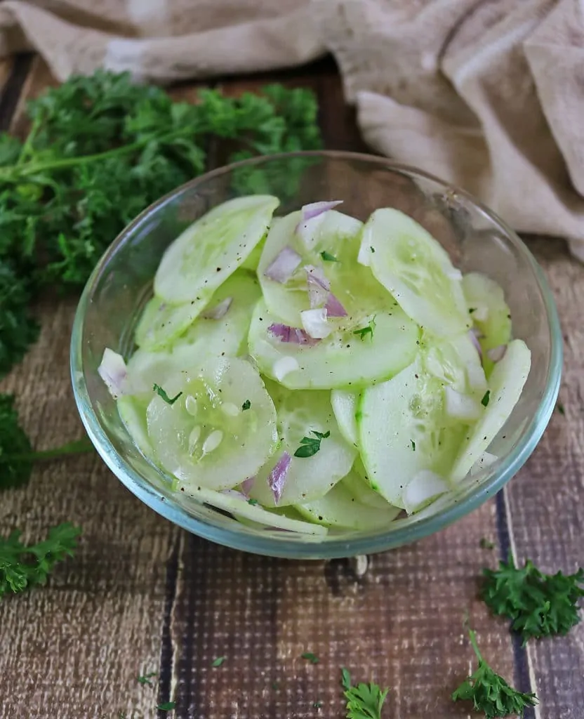Refreshing Cucumber and Onion Salad
