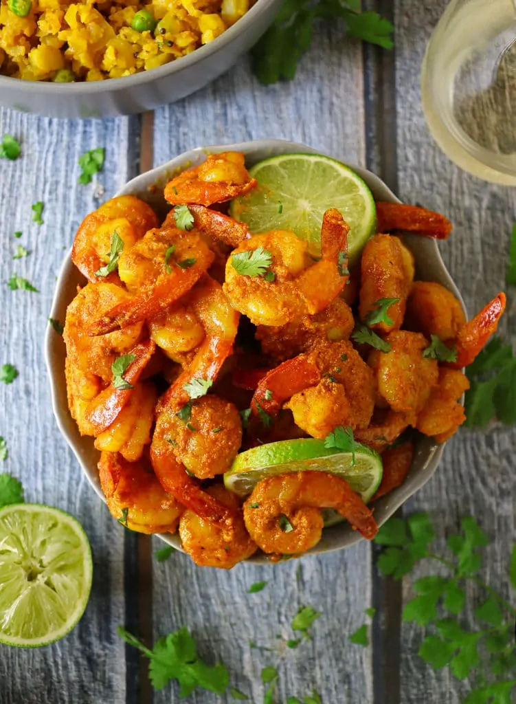 Spiced Lime Shrimp With Cavit Pinot Grigio