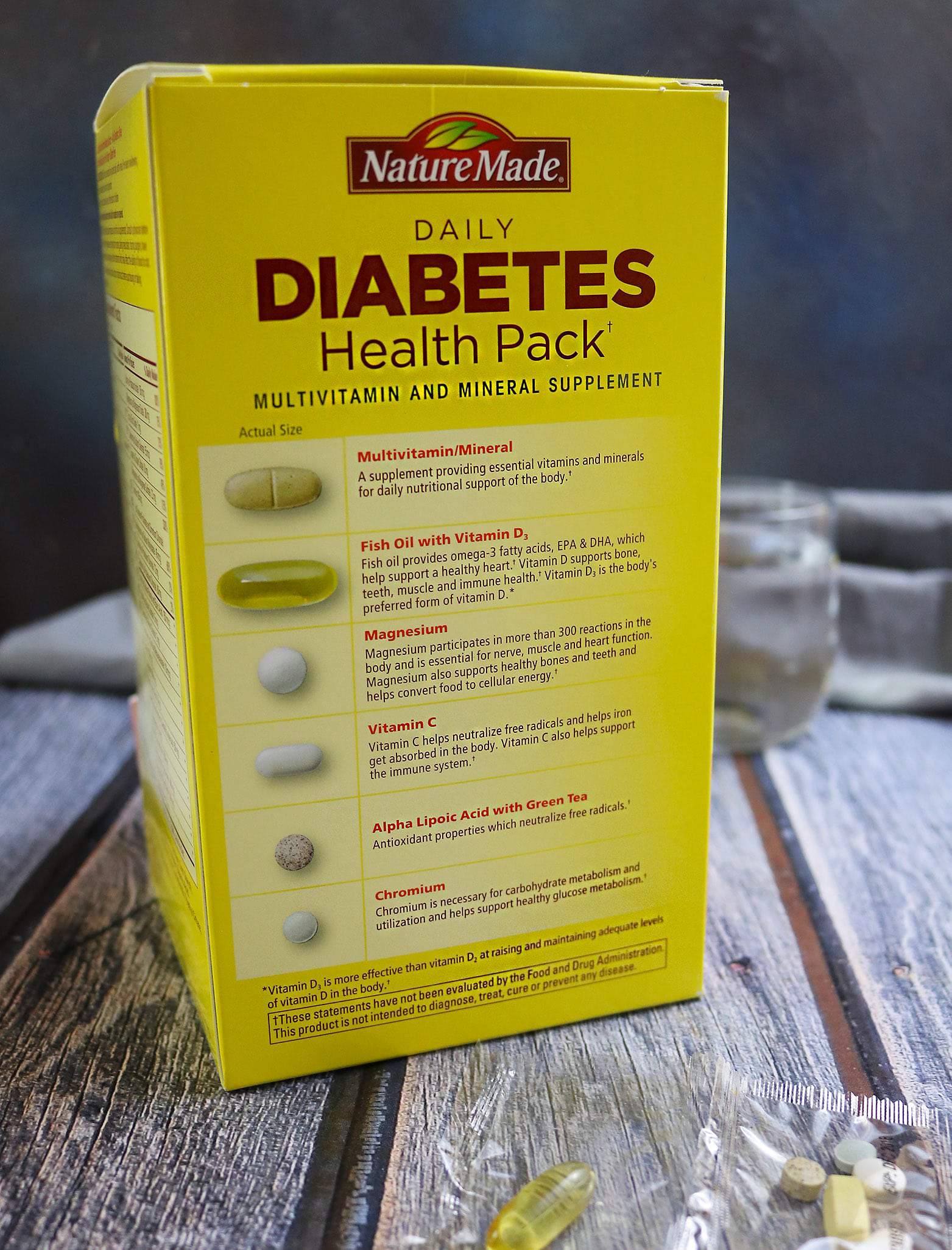 Nature Made® Daily Diabetes Health Pack Info