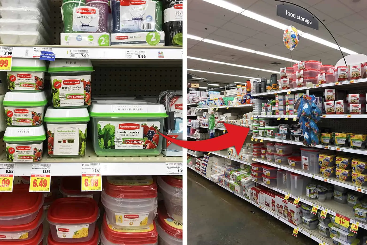 Rubbermaid Fresh Works at Kroger