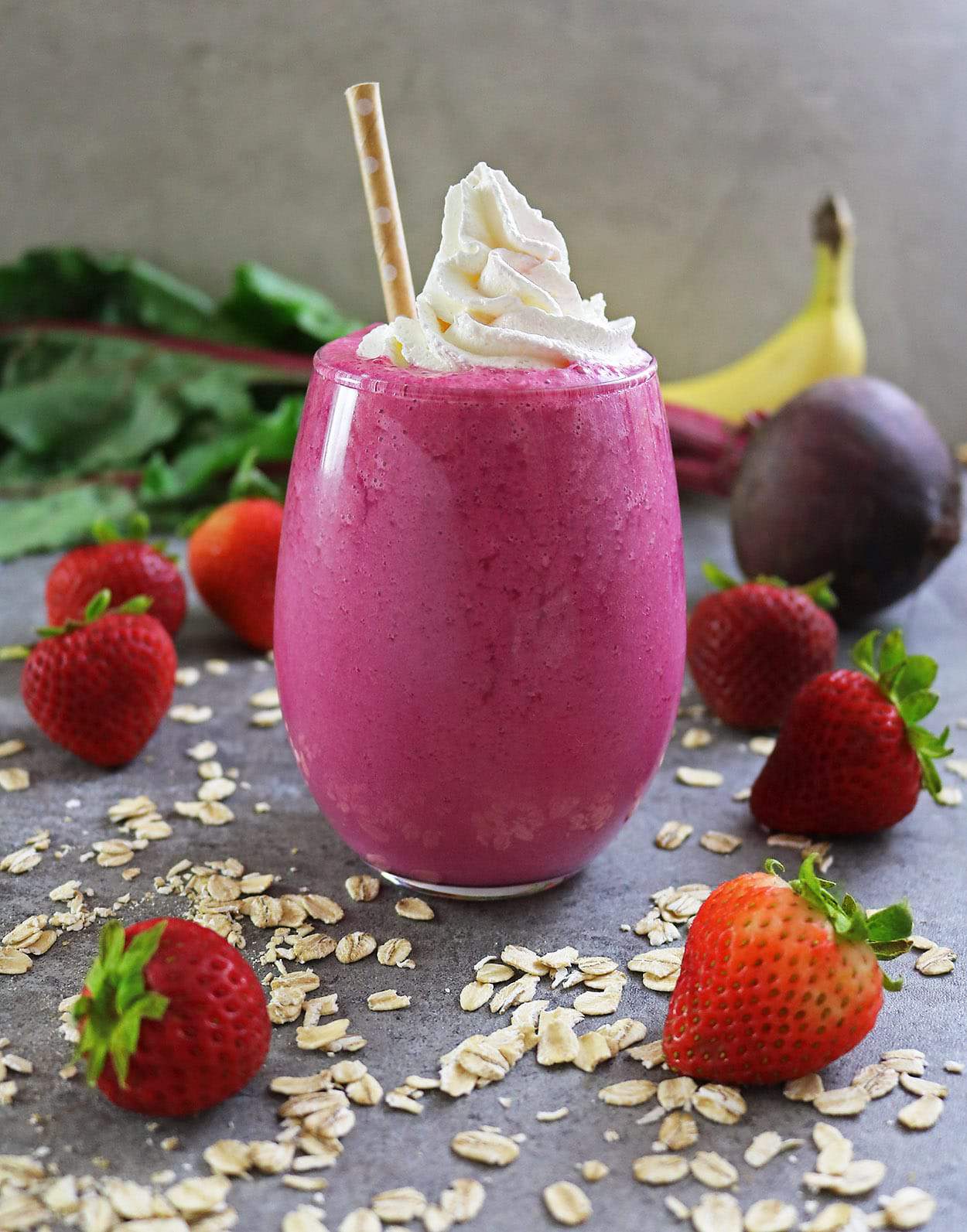 Strawberry Beet And Banana Protein Shake And A Giveaway